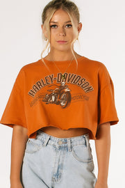 Harley Davidson New Jersey Crop Tee