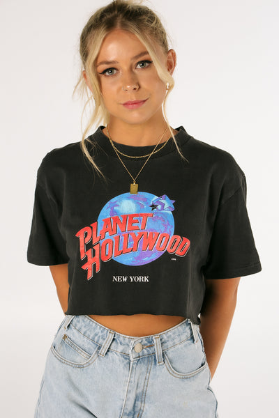 Planet Hollywood New York Crop Tee