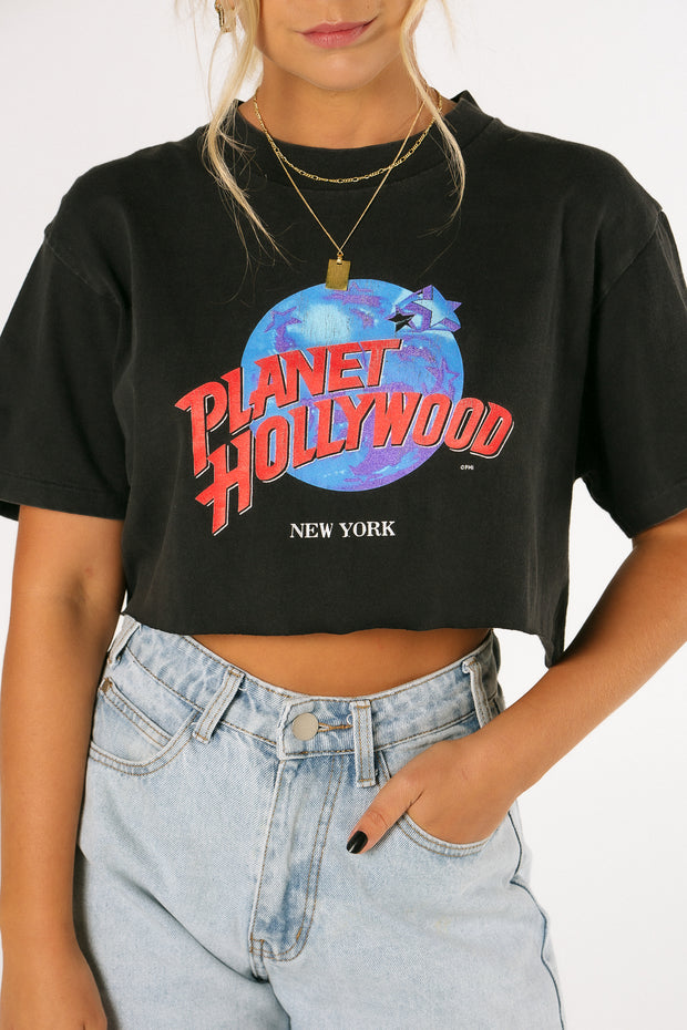 Planet Hollywood New York Crop Tee