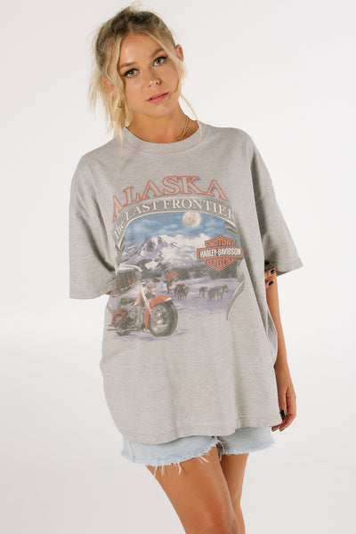 Harley Davidson Alaska Grey Tee