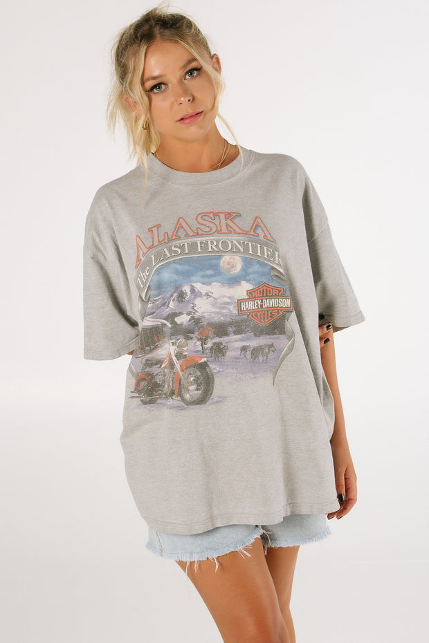 Harley Davidson Alaska Grey Tee