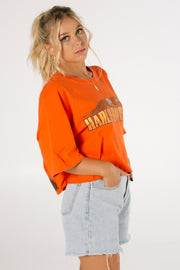 Harley Davidson Savannah Orange Crop Tee