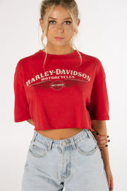 Harley Davidson Leominster Crop Tee