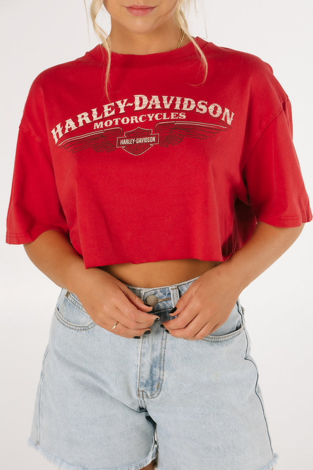 Harley Davidson Leominster Crop Tee