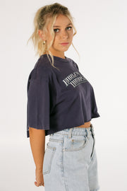 Harley Davidson Leominster Navy Crop Tee