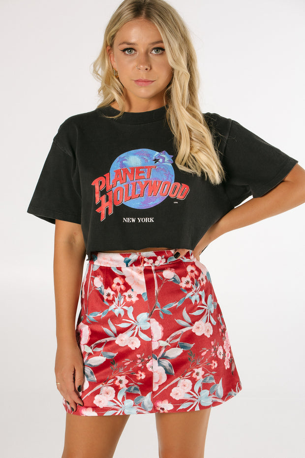 Planet Hollywood New York Crop Tee